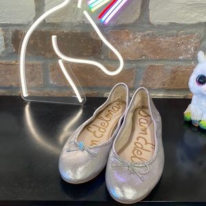 Silver Sam Edelman ballet flats size 11
